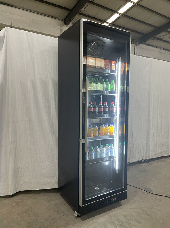 560L Commerciële Enkele Luxe Glazen Deur Dranken Display Koelkast Koelunit Supermarkt Koelunit Luchtkoeler Koeling