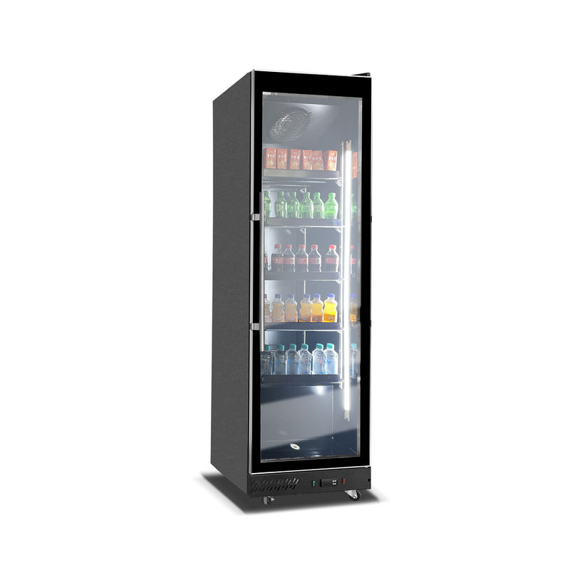 560L Commerciële Enkele Luxe Glazen Deur Dranken Display Koelkast Koelunit Supermarkt Koelunit Luchtkoeler Koeling